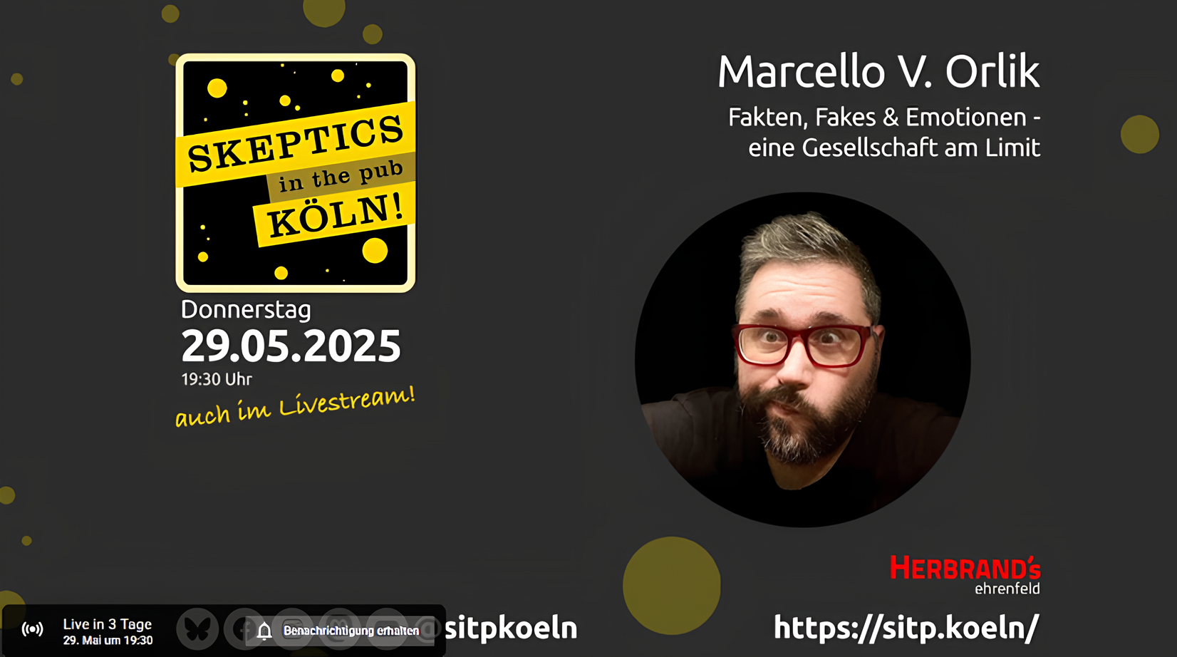 „Fakten, Fakes und Emotionen“ bei Skeptics in the Pub Köln