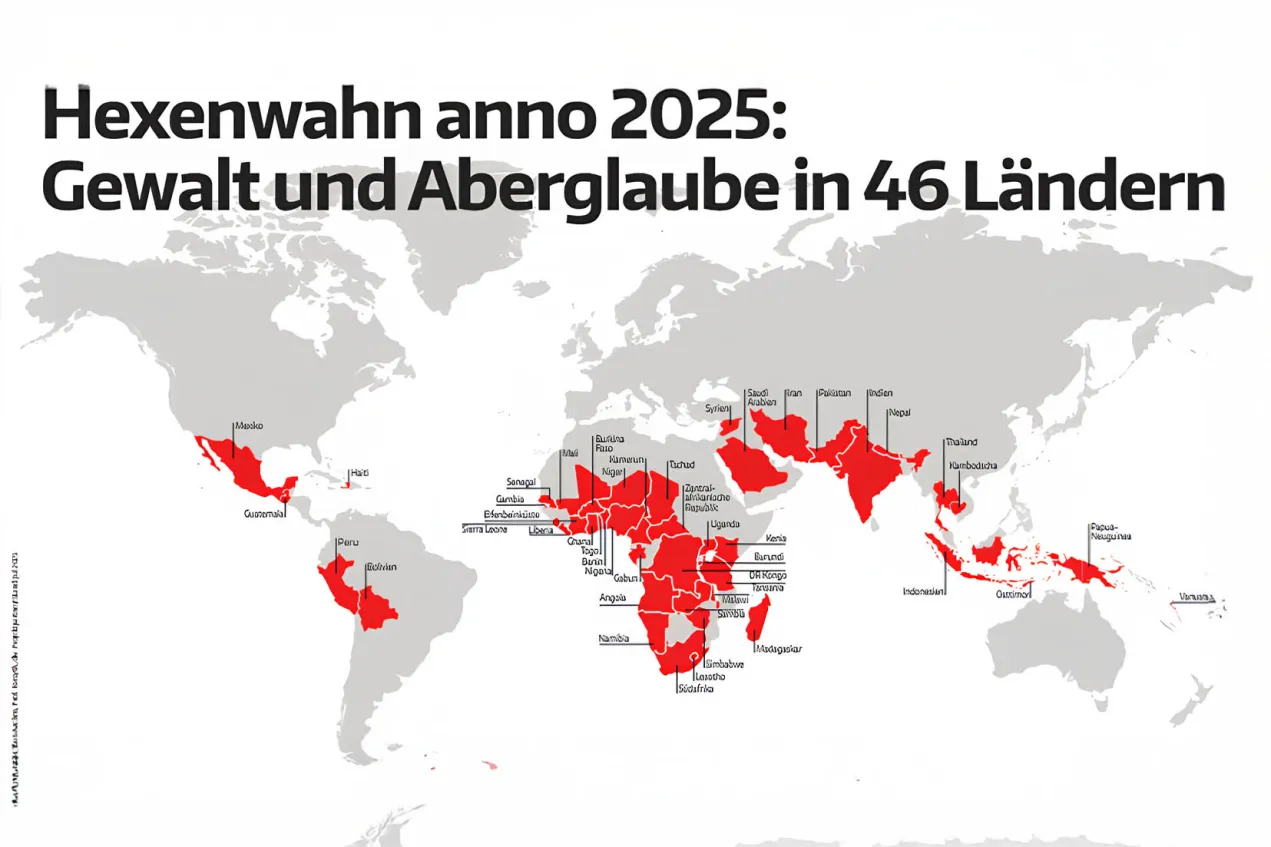 Hilfswerk: Hexenwahn fordert heute mehr Todesopfer als in früheren Jahrhunderten