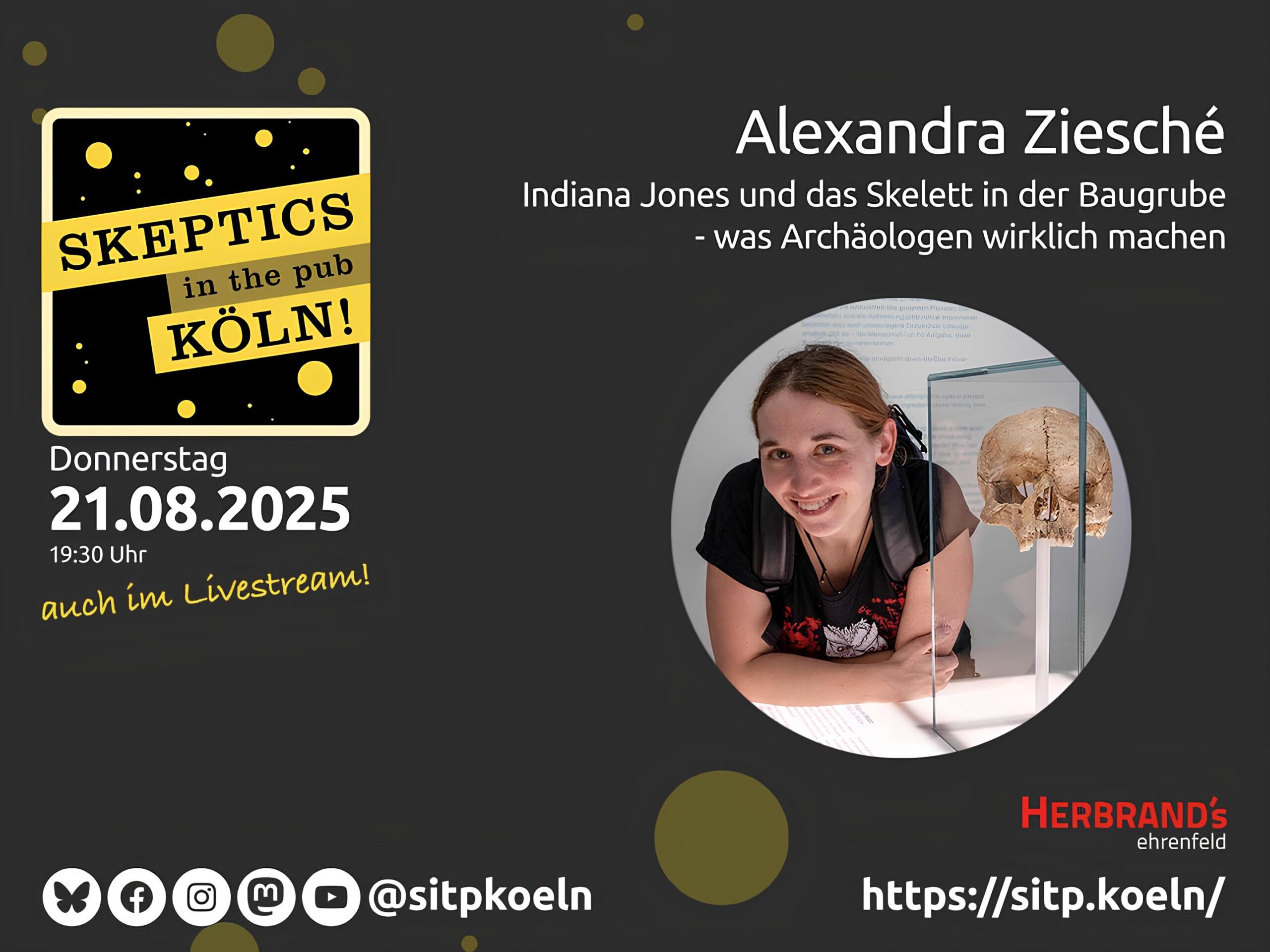 „Lara Croft, Indiana Jones – und was Archäologen wirklich machen“ bei SitP Köln