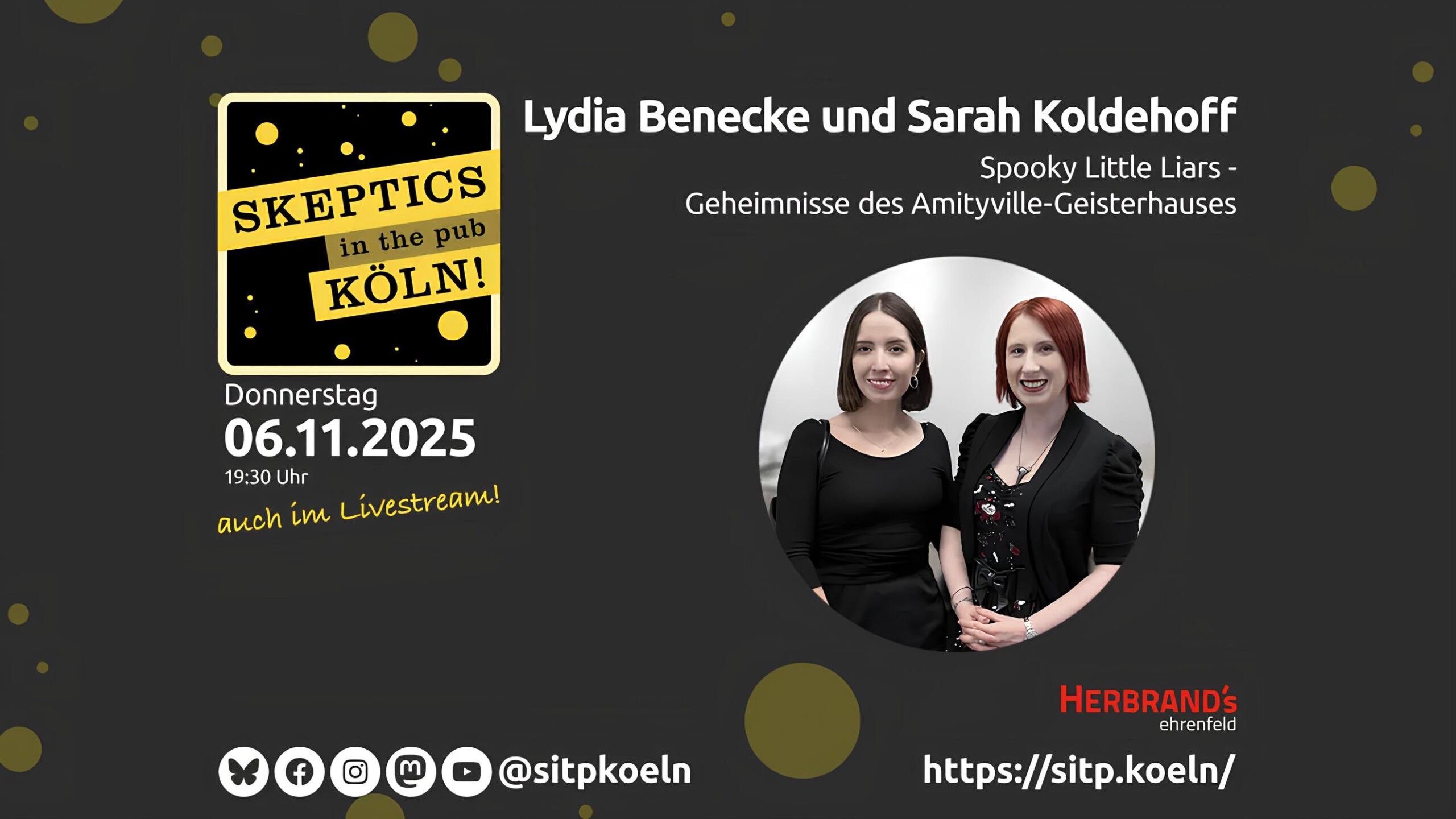 Der Horror von Amityville bei Skeptics in the Pub Köln