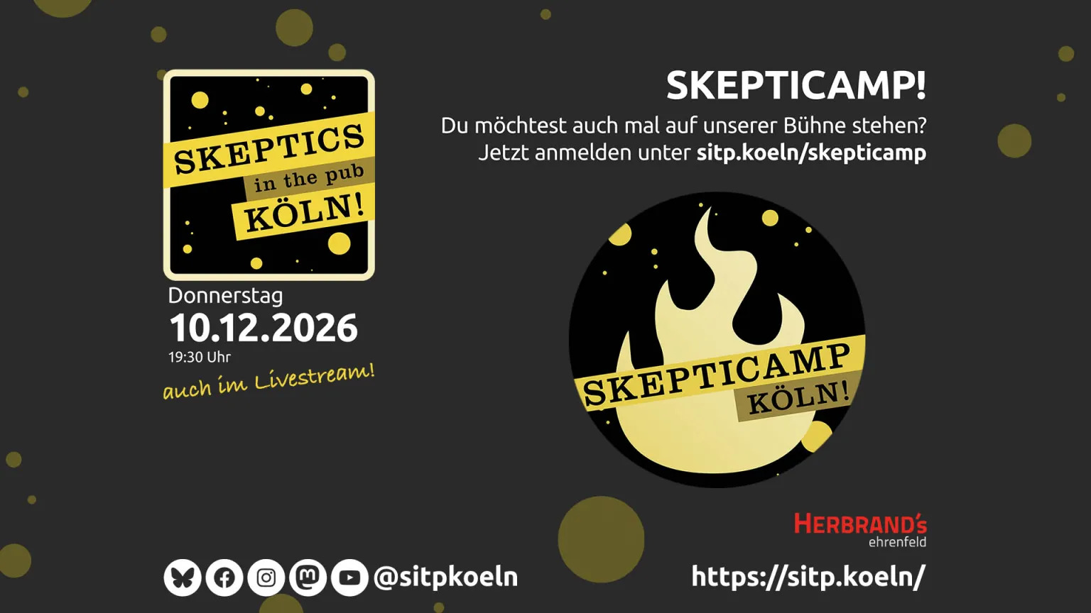 Jetzt anmelden: Das zweite „Skepticamp“ im Dezember